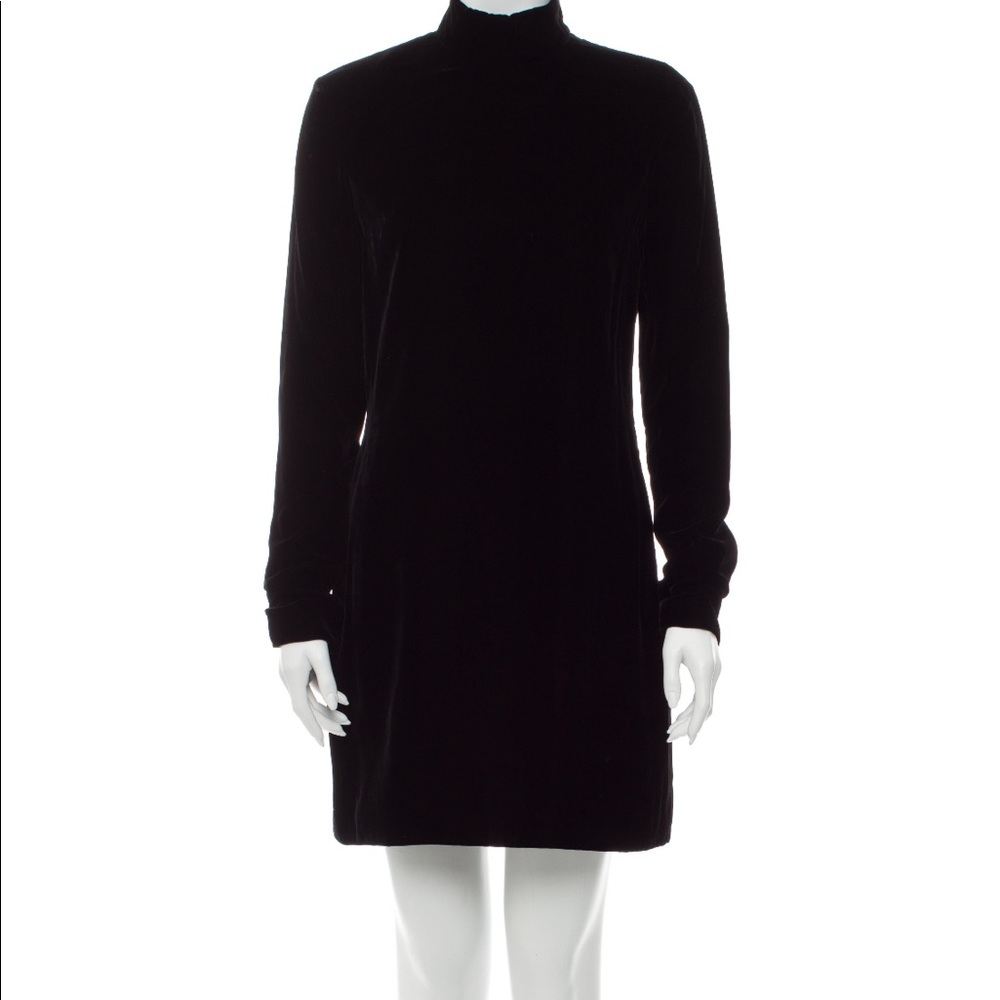 Saint Laurent velvet dress
